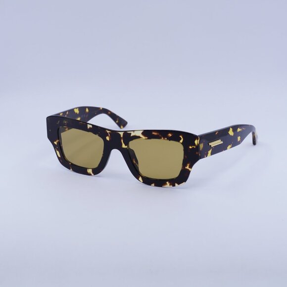 Bottega Veneta BV1357S 003 Sunglasses Havana Square Frame, Nicotine Lenses main image 10